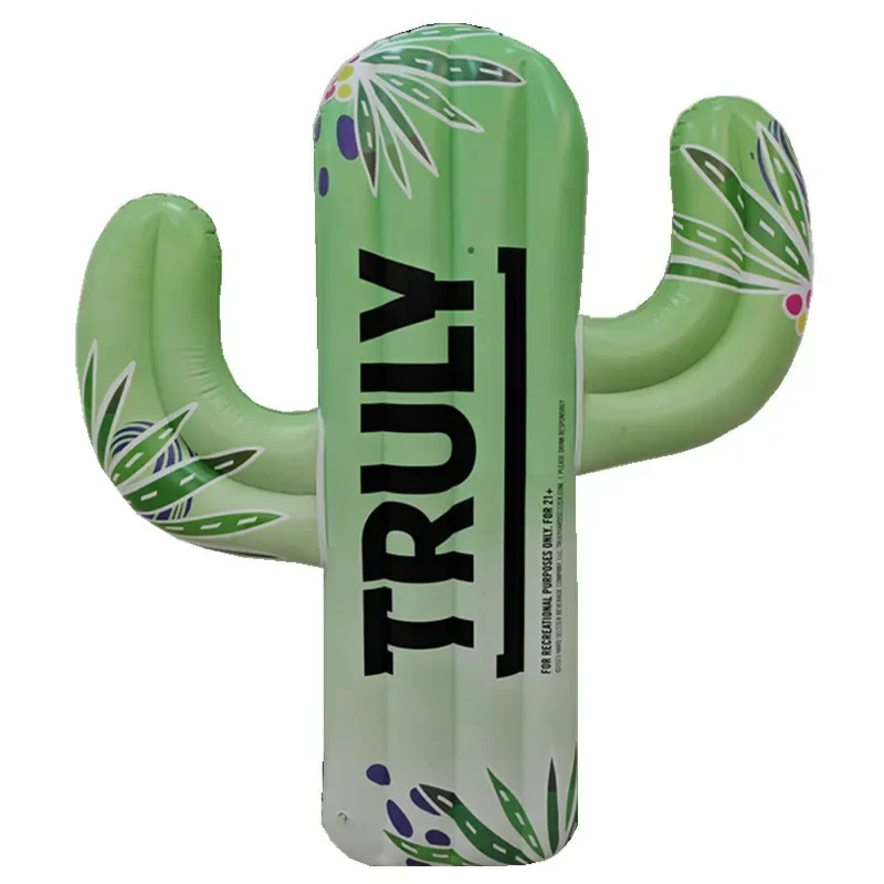 Inflatable cactus floating row