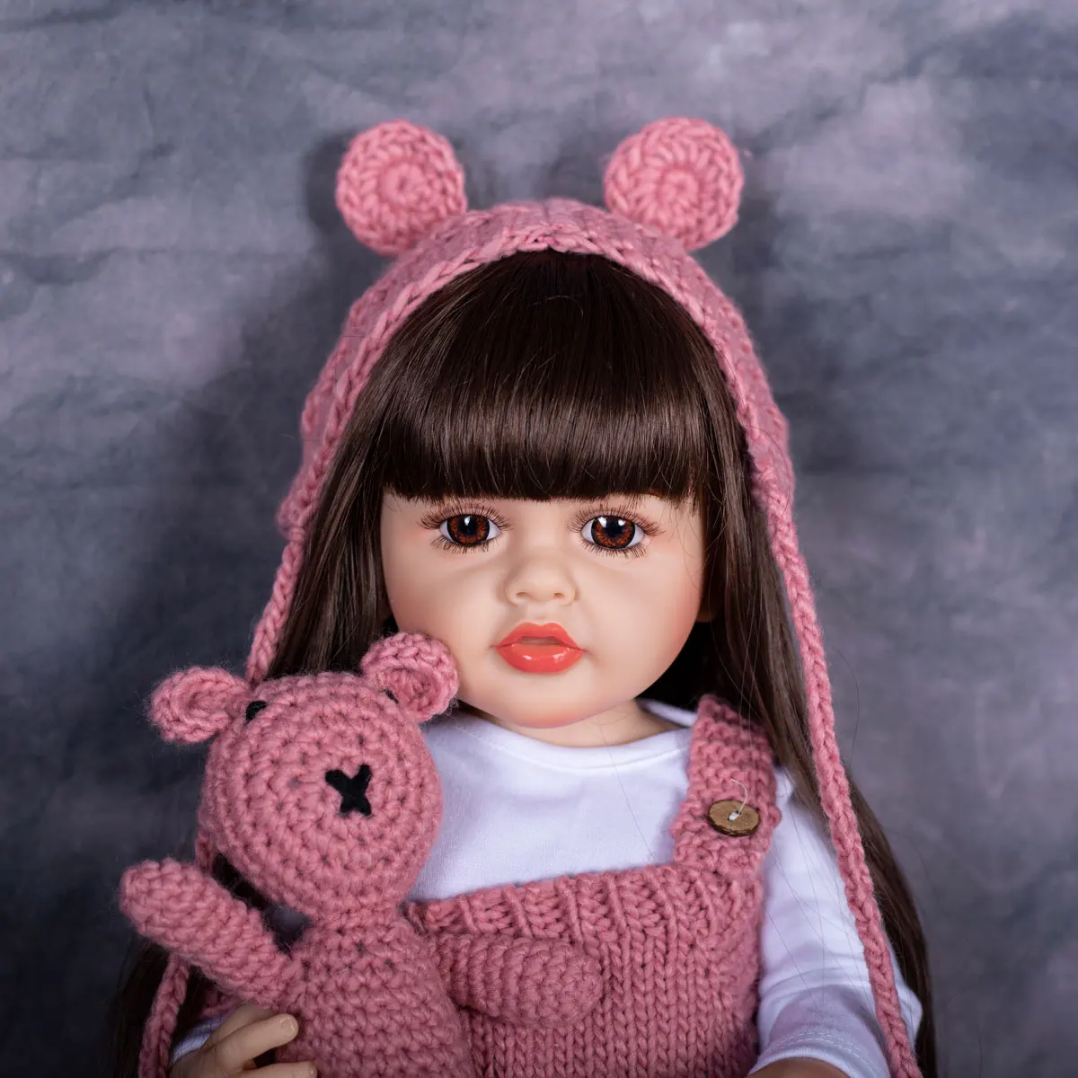 New Style 22 Inch Reborn Baby Doll Princess Emma Girl For Children's Toy Birthday and Children's Day Gift