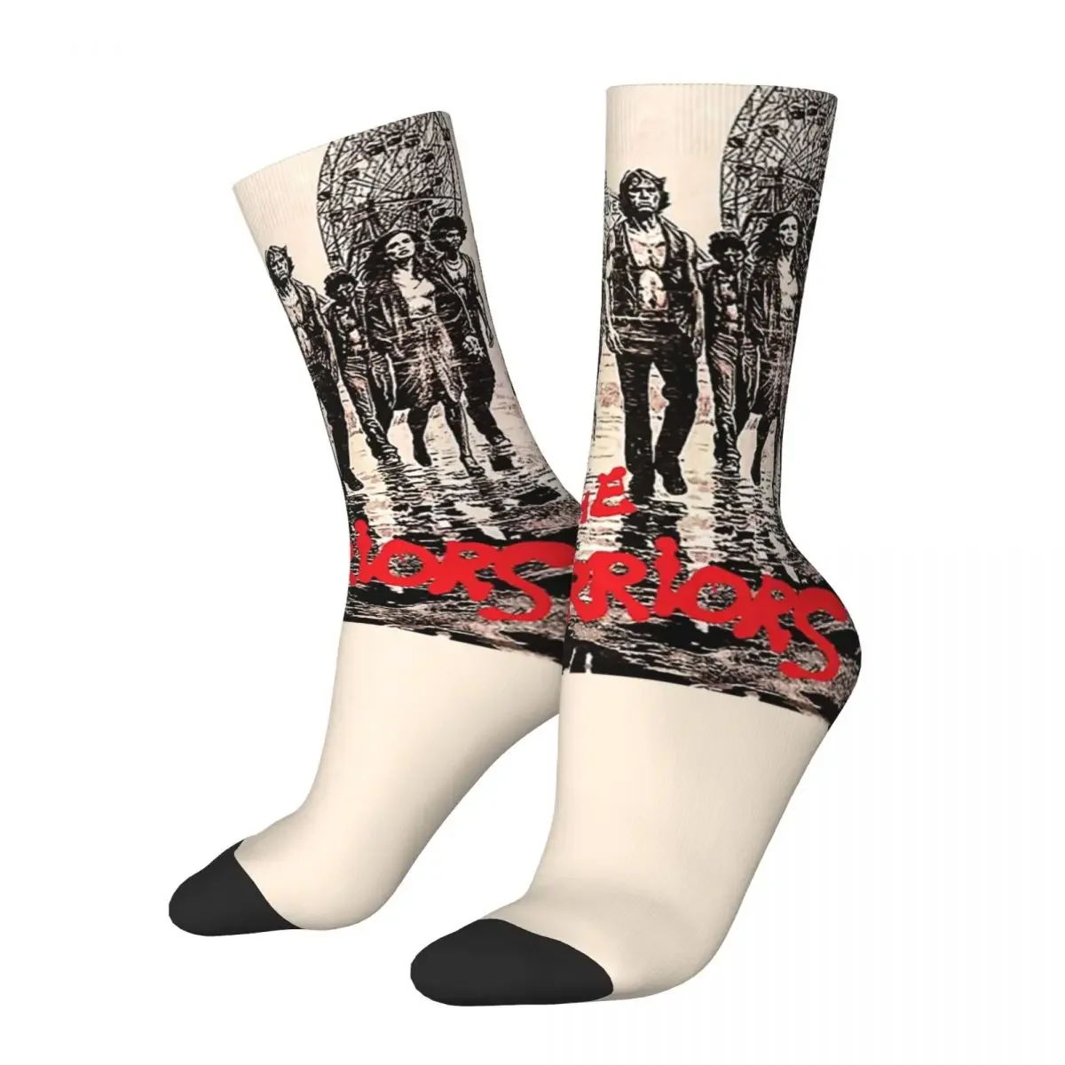 The Warriorsed Stockings Unisex Men Back to Coney Island Socks High Quality Gothic Socks Autumn Sports Anti Skid Design Socks