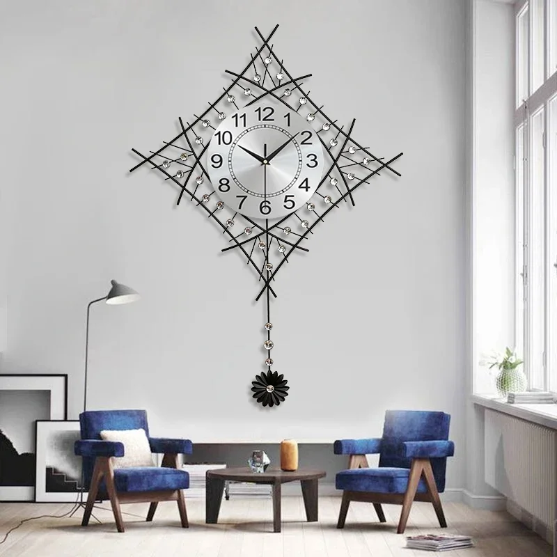 Conference Restaurant Wall Clocks Digital Luxury Art Mural Interior Minimalist Wall Watch Salon Reloj Pared Home Decoration