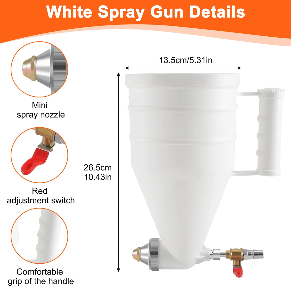 

A06K Краска для наружных стен, краска для настоящего камня, распылитель с пластиковым покрытием, распылитель цементного раствора, распылитель латексной краски