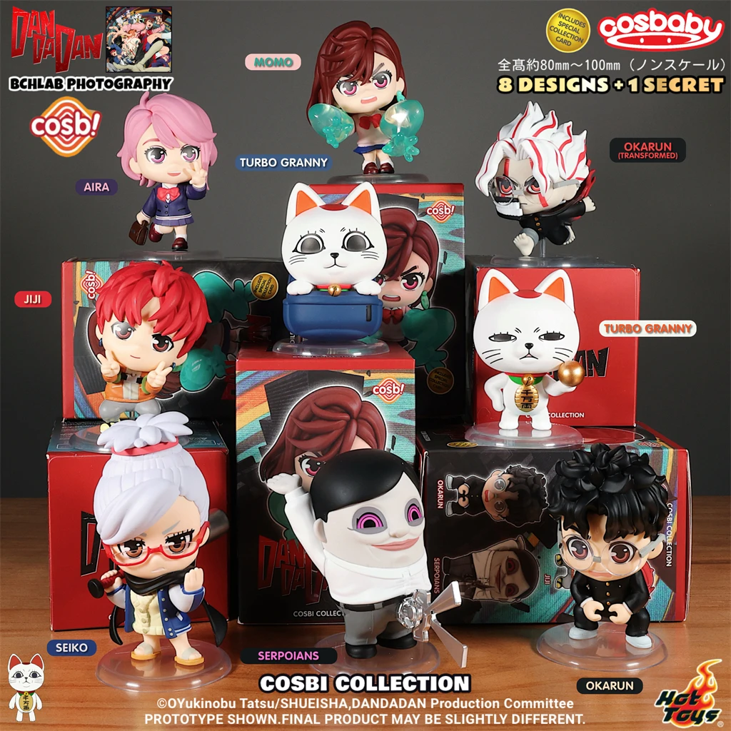 Bandai Dandadan COSBABY – coffret aveugle, Collection de figurines officielle à grande vitesse pour grand-mère, Kengo et Momo Q, en Stock