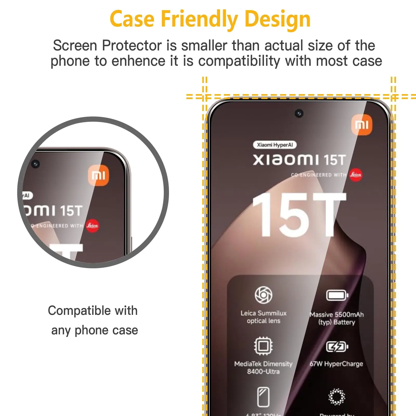 3Pcs For Xiaomi 15T Pro 14T 13T 12T 11T Screen Protector Tempered Glass Crystal Mica 9H HD Clear Transparent Scratch Resistant