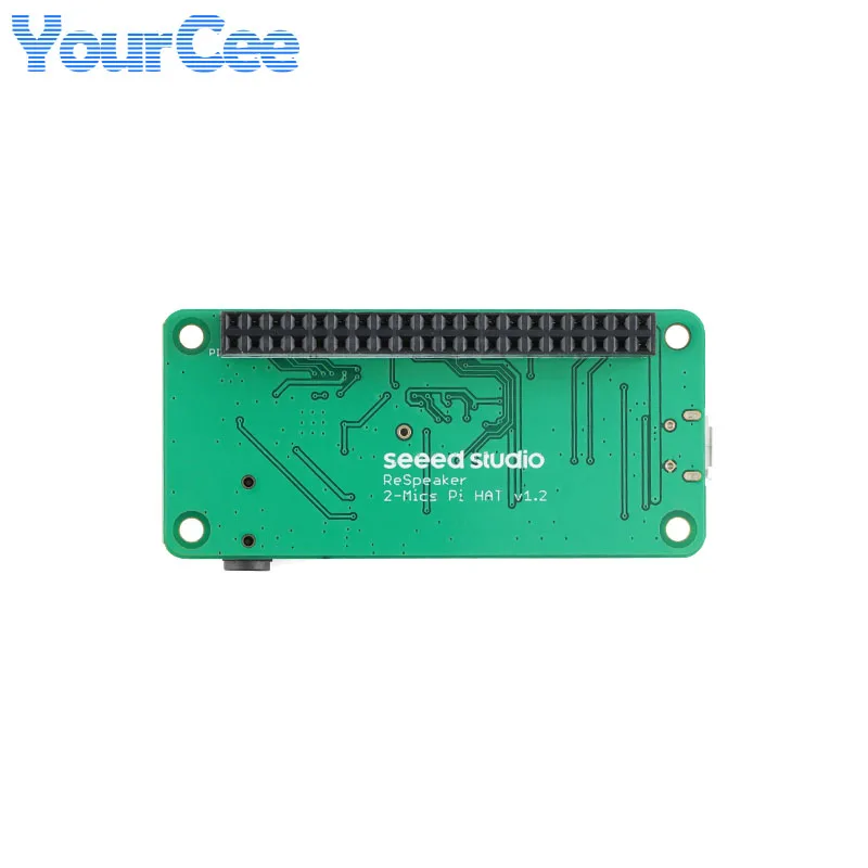 ReSpeaker 2-Mics Expanding Board Voice Stereo Recognition Module Dual Microphone Array for Raspberry Pi0 Pi 4B 3B+/3B