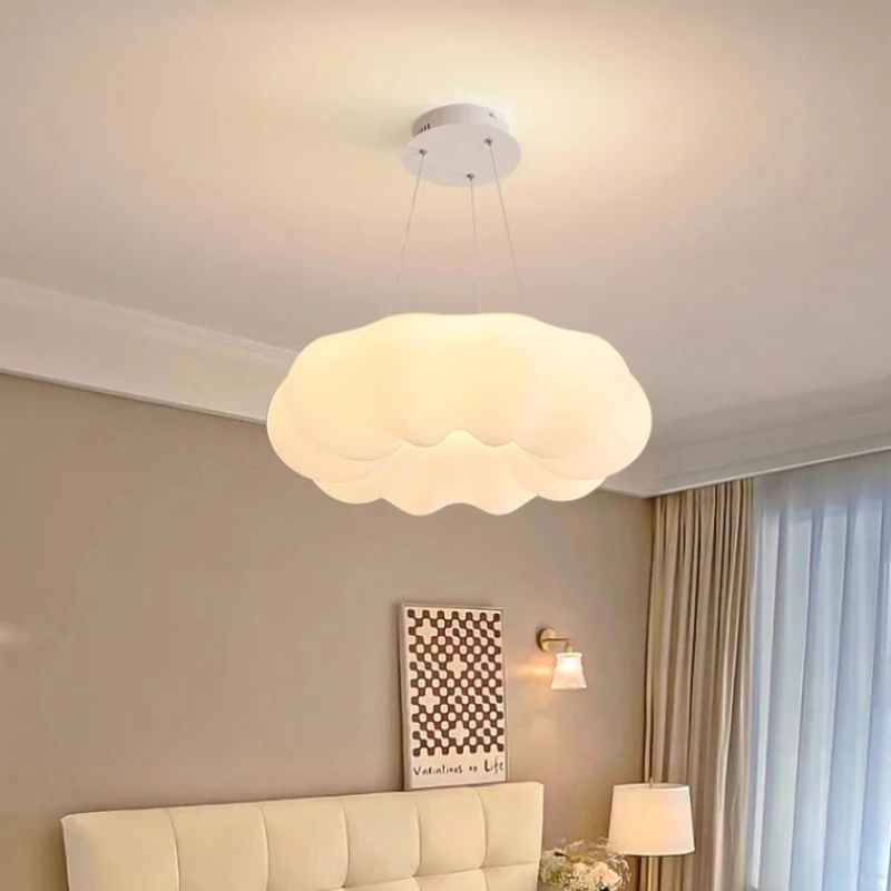 Donut Cloud Chandeliers Children's Room Bedroom Light LED Modern Romantic Warm Baby Room Boy Girl Bedroom Decor Cloud Chandelier