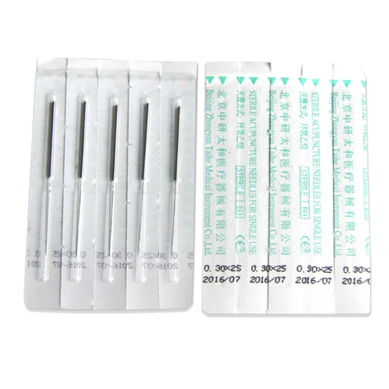 

Beauty Massage Needles Acupuncture without tube 100pcs Disposable Acupuncture Needle Sterile Wholesale