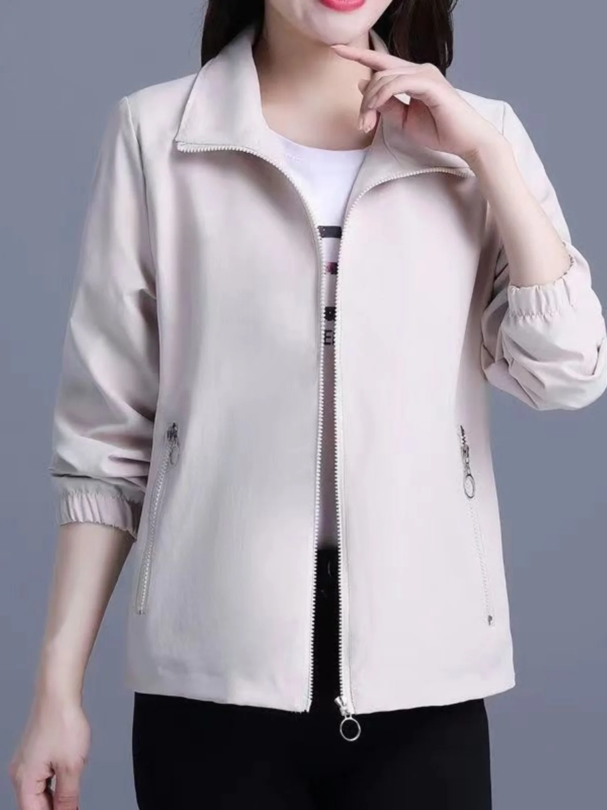 chaqueta-casual-holgada-de-doble-capa-para-mujer-primavera-otono-2024-conjunto-de-dos-piezas-elegante-y-estilizador-para-mujeres-de-mediana-edad