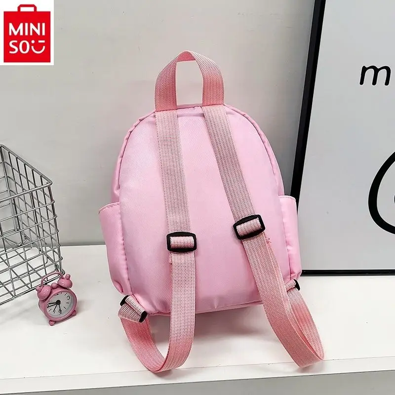 حقيبة كرتون MINISO-Sanrio Crossbody للأطفال ، مرحبا كيتي ، خفيفة الوزن ، صغيرة ، حلوة ، صغيرة ، مطبوعة ، حقيبة ظهر Kuromi