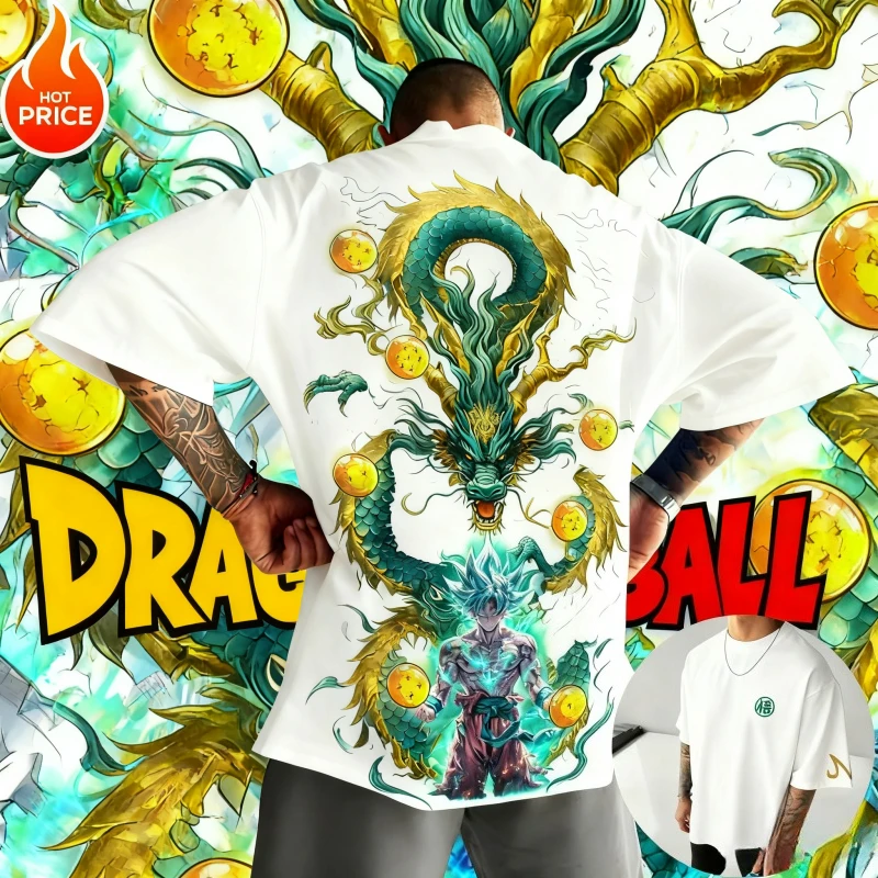 

Самая продаваемая футболка с персонажем Серии Dragon Ball Son Goku, очень большого размера, свободная футболка из 100% чистого хлопка с летним принтом