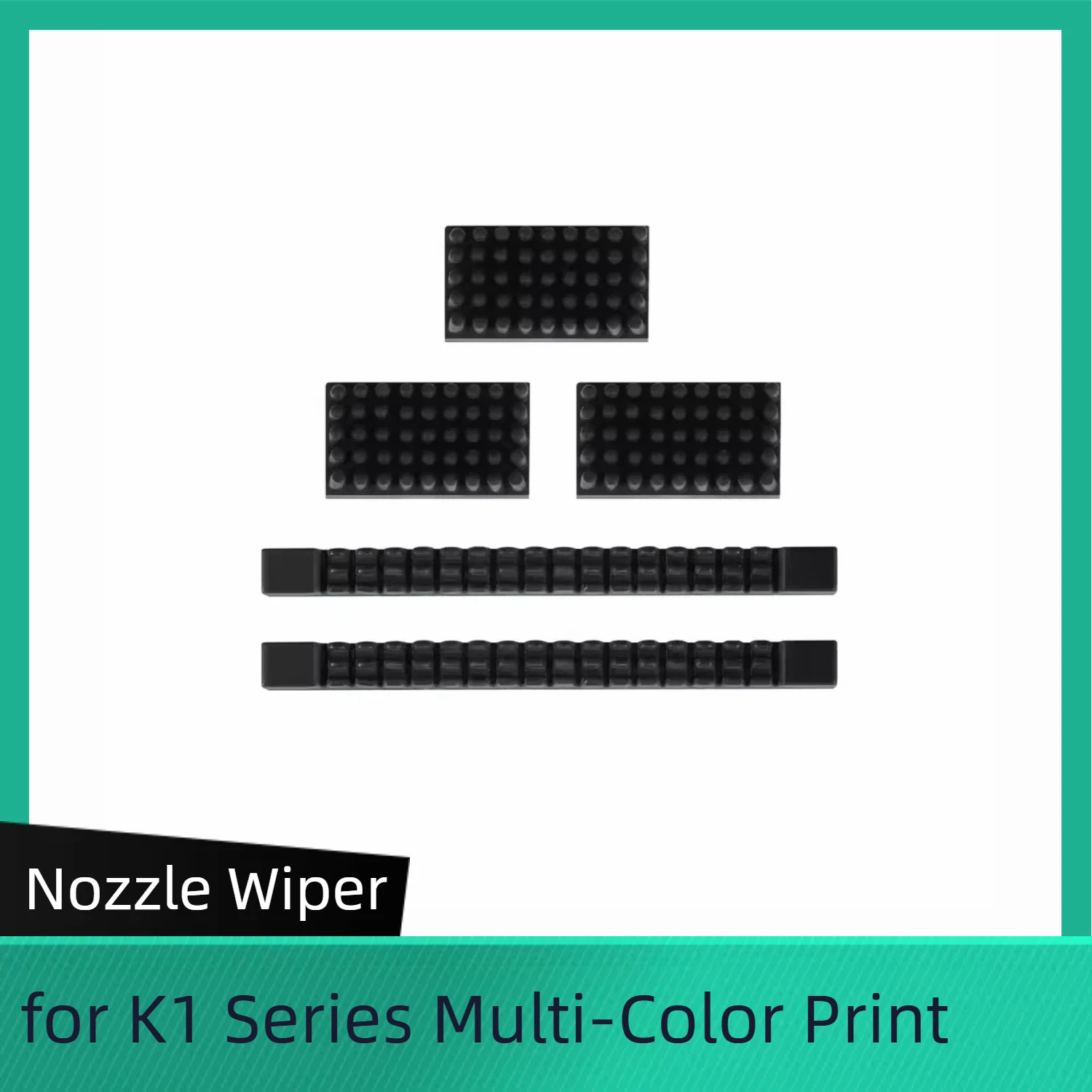 

Насадка для стеклоочистителя серии Creality K1, комплект для чистки рта, полоски стеклоочистителя сопла, обновленный комплект для аксессуаров для 3D-принтеров Creality K1C