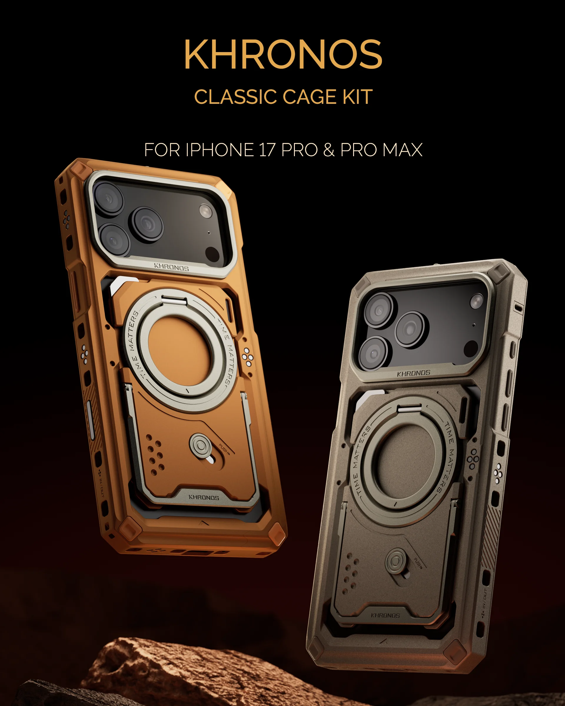 TILTA Khronos Classic 17 Pro/Pro Max Gaiola de vídeo móvel para