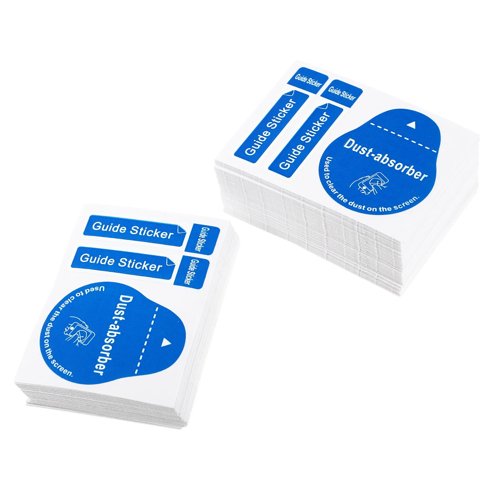 

200pcs LCD Screen Dust Removal Stickers Tempered Glass Phone Dedust Adhesive for Cell Tablet Cleaning Tool Gift