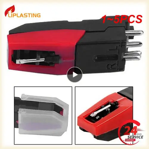 Cartucho magnético Universal para grabar gramófono, Stylus con Kit de aguja de vinilo LP, equipo de Audio, 1 a 5 piezas, nuevo