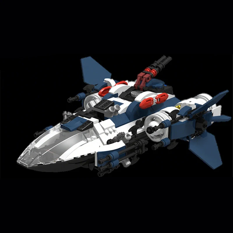 

497pcs MOC Minifig Scale Rebel Courier Star Battle Building Blocks Christmas Gift Master Series Collector Edition Model