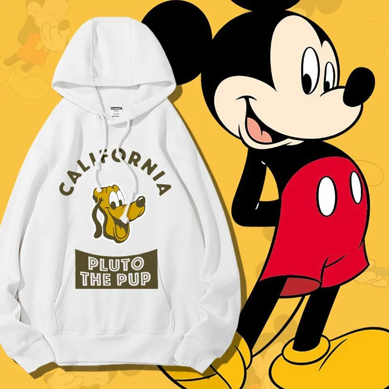 

American Fashion Brand Mickey Mouse Male Hoodie Fall 2024 New Trend Ins Disney Mickey Clothes Coat