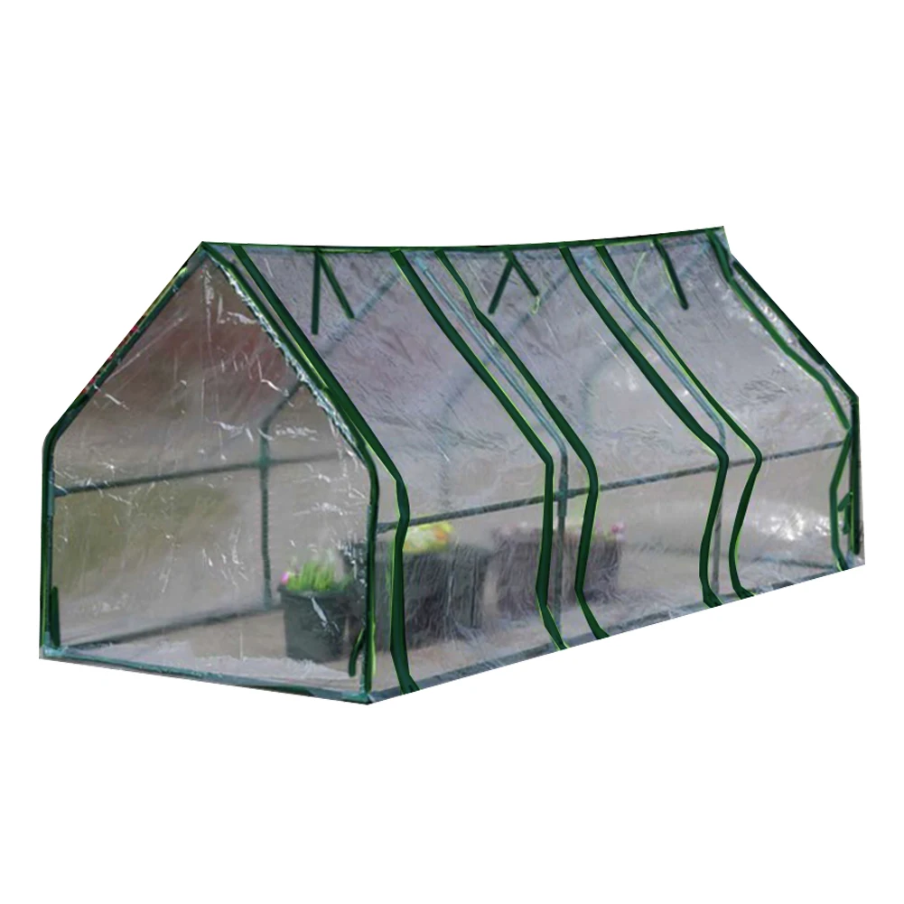 1PCS Outdoor Garden Greenhouse Bottomless Flower Bed Garden Planting Greenhouse Cultivation Tools Clear Heat Preservation Cover