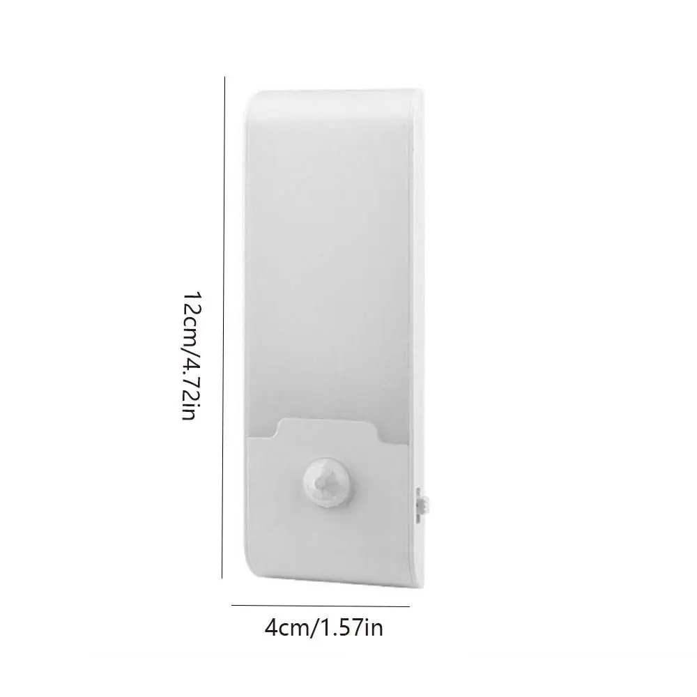 Rechargeable LED Induction Night Light Motion Sensor Wireless Cabinet Lamp Warm /White Light Magnetic Body Sensor Night Light