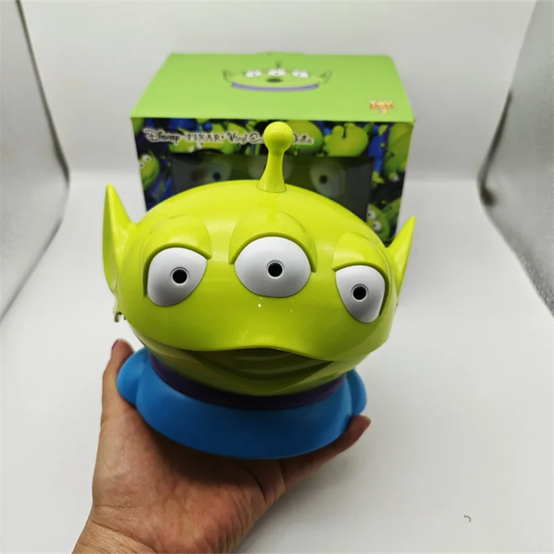 Anime Toy Story Alien Big Mouth Key Storage Box Statue ornamenti Desktop Cartoon Cute Figure regalo di natale