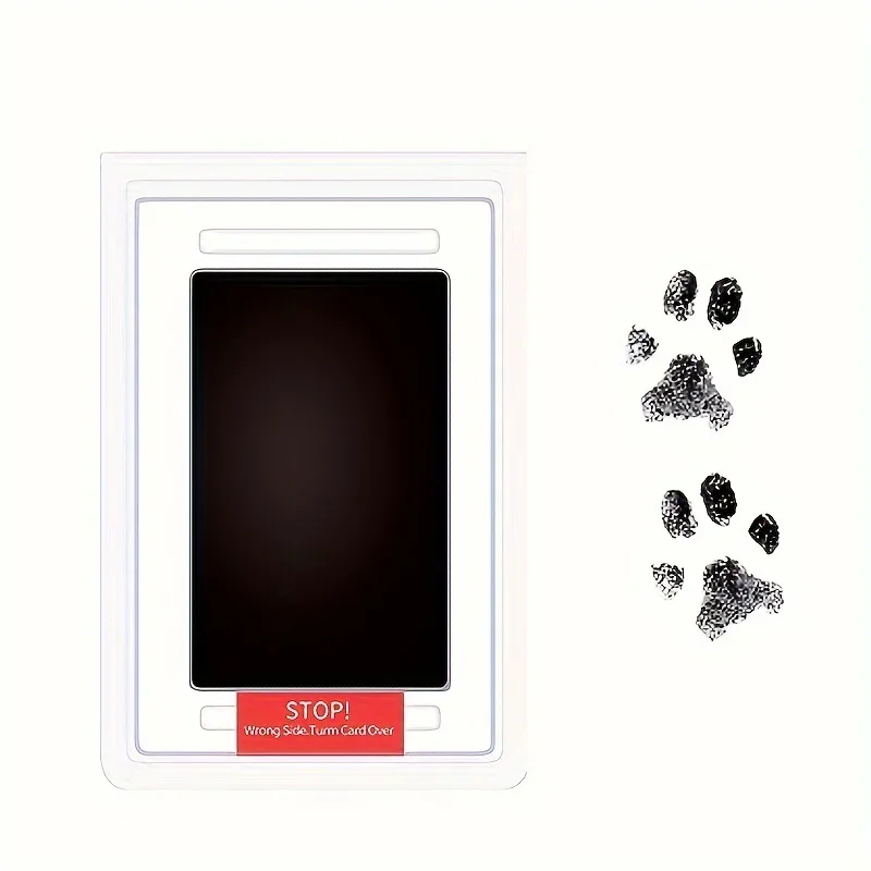 DIY Hand Footprint Kit Ink Pads Photo Frame for Baby Pet Handprint Party Souvenir Accessories, Safe, Christmas Halloween Gift