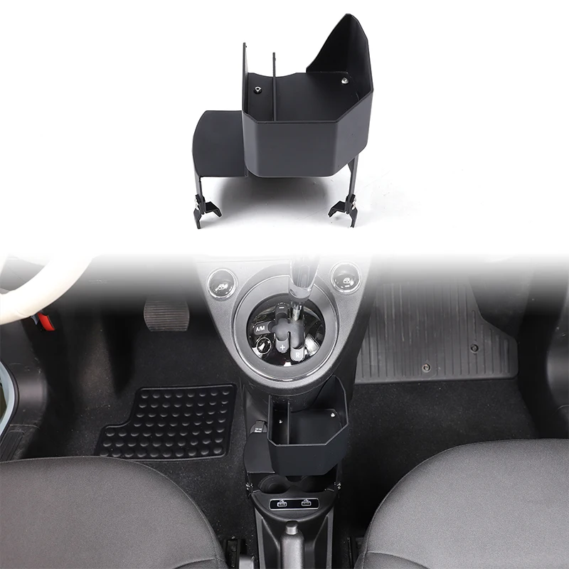 For Fiat 500 2016-2024 Aluminum Alloy Car Central Control Heightening Expansion Cup Holder Car Expansion Cup Holder Accessories