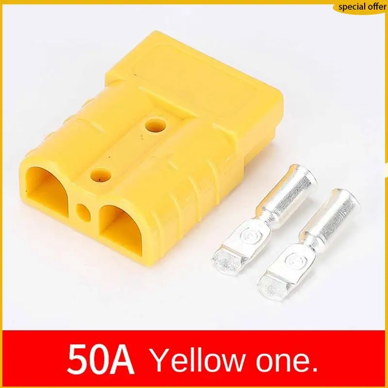 

A50I 50A High Current Connector For Electric Vehicle Batteries, UPS, Solar Cables, New Energy Plugs