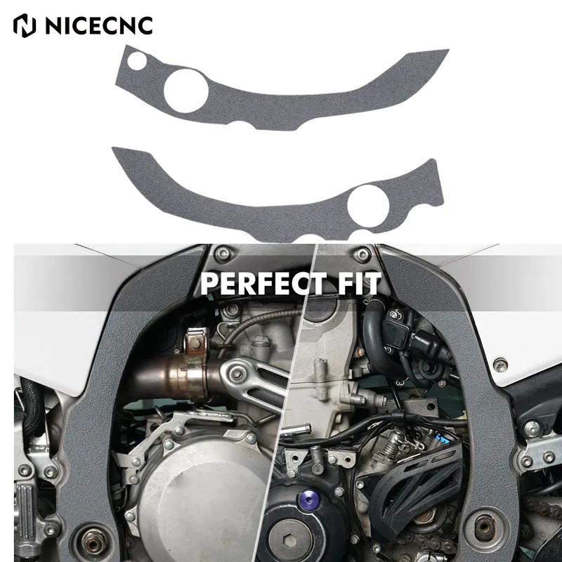 NiceCNC Frame Grip Tape Guards For YAMAHA YFZ450R 2009-2023 YFZ450X 2010-2011 Frame Protective Sticker 46*5.5*0.137mm 2PCS