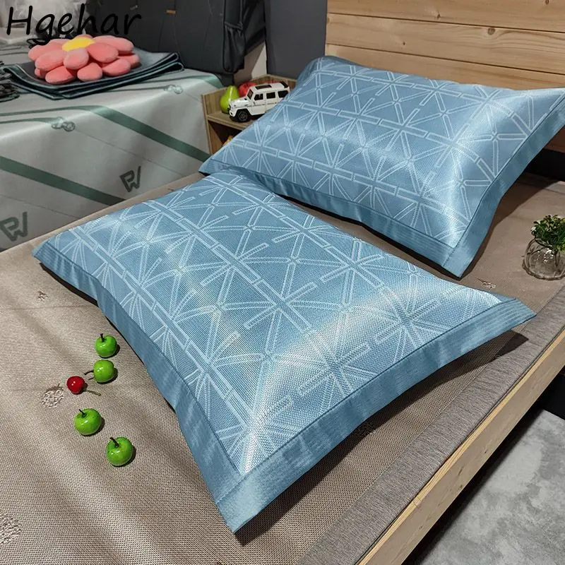 48*74 Pillowcases Nordic Style Comfortable Anti-Mite Qualified Cover Washable Home Four Seasons Printing Tender Bedroom Simple