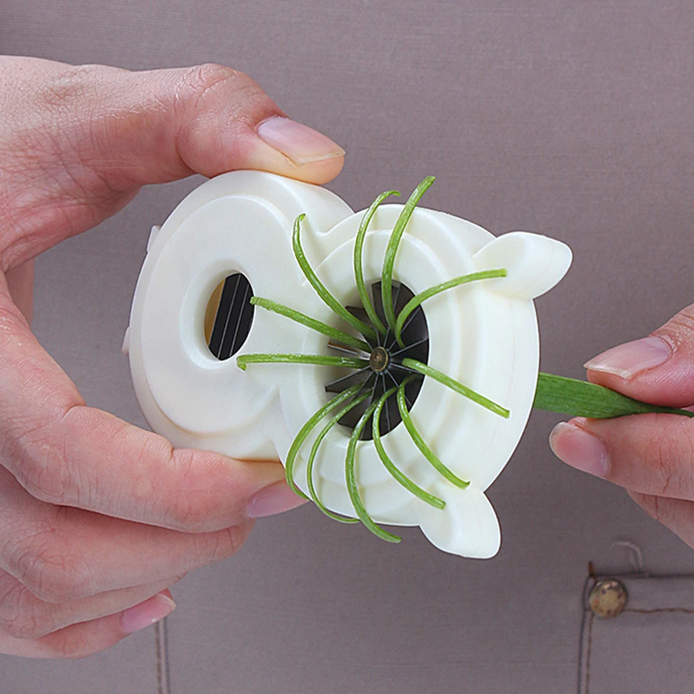 

Shredded Onion Knife Sliced Scallion Shredder Kitchen Tool Veggie Tool Green Onion Slicer Cooking Aid Material