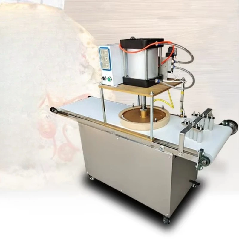 Customized Stainless Steel Automatic Pizza Dough Press Machine Pizza Making Equipment Pizza Crust Forming Machine