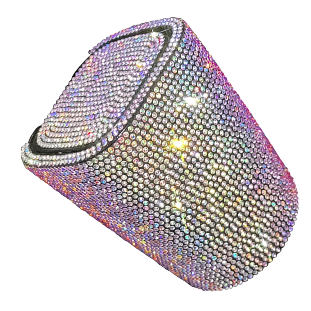

Car Mini Smokeless Ash Tray Ashtray Lid Compact Light For Women Sparkly Bling Ashtray For Car Vehicle Cup Holder