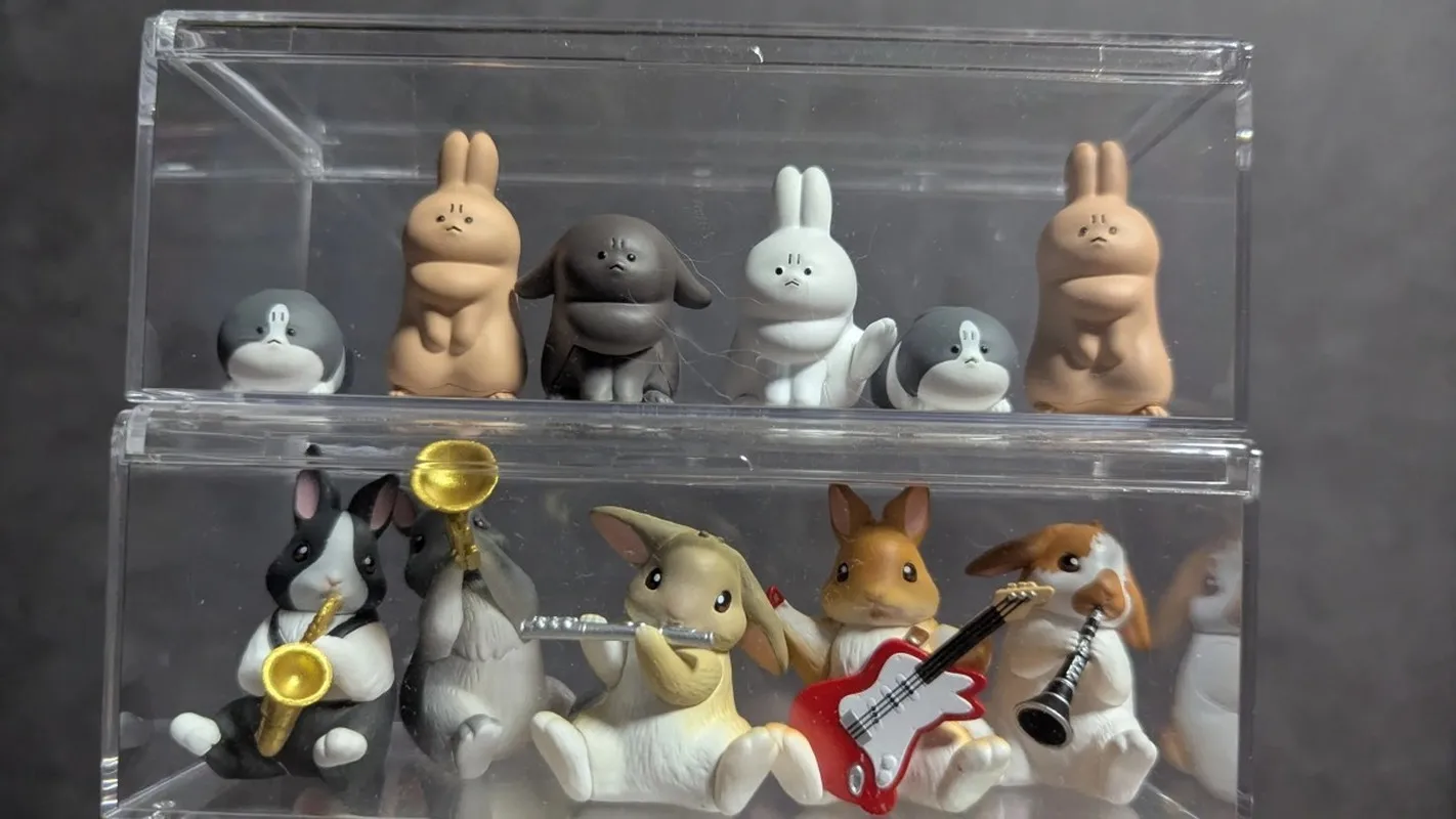 バンダイ怒り猫ガシャポンフィギュア 02 アニメグッズかわいい顔をしかめるキティ像すみっコぐらしキャラクターデスクトップ装飾おもちゃ