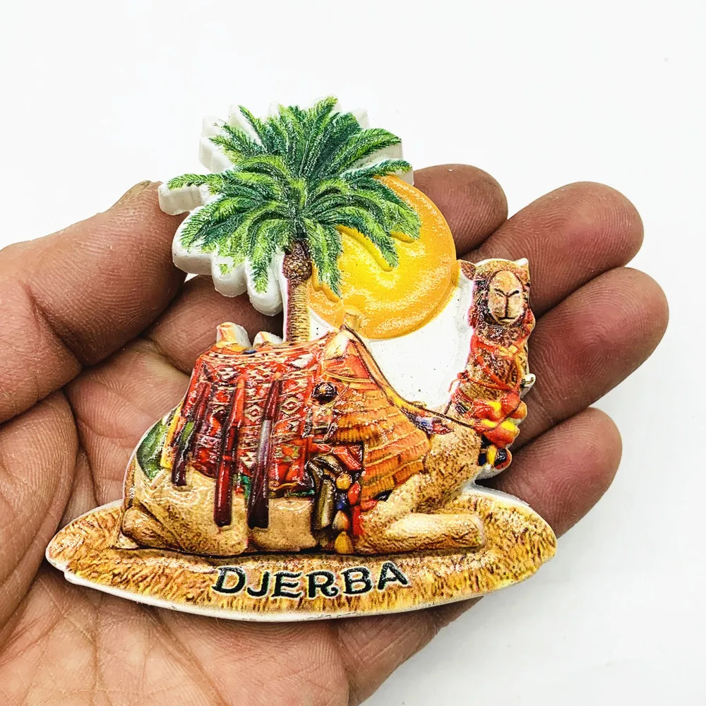 أفريقيا تونس Djerba ثلاثية الأبعاد مغناطيس الثلاجة السياحة تذكارية مغناطيس الثلاجة ملصق جمع الحرف اليدوية