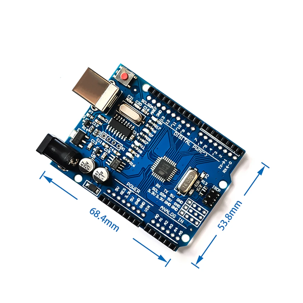 UNO R3 Entwicklung Bord ATmega328P CH340 CH340G Für Arduino UNO R3 Mit Gerade Pin Header