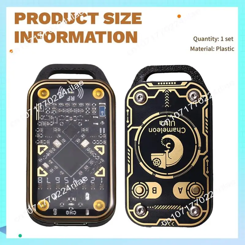 

A17Z RFID Smart Chip Reader Chameleon Ultra Smart Card Emulator NFC Duplicator ID IC Card Decode +4XCUID Card/ Keychain