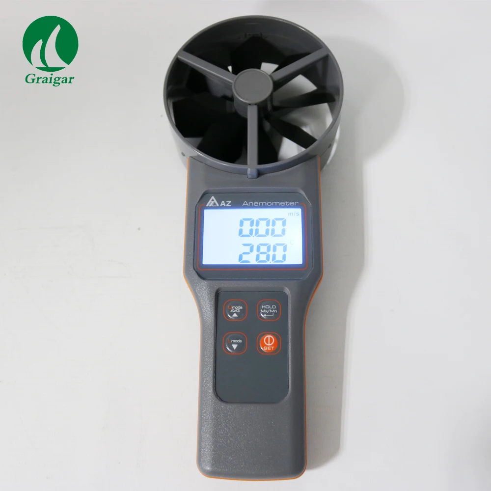 AZ 8916 10 cm Vane Temperature Wind Speed Meter