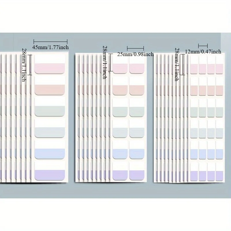 Multicolor Sticky Notes Simple Writable Notepads Index Tabs Pages Flags Book Markers Student Stationery School Offices Supplies