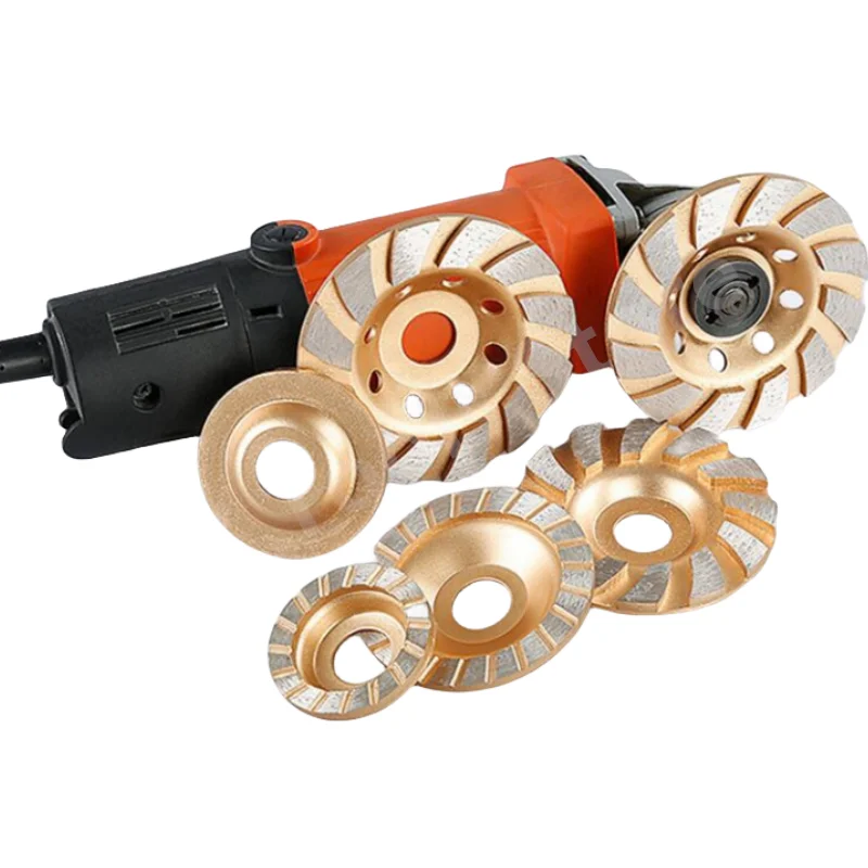 1PC Diamond Segment Wheel Disc Grinder Wheel Abrasives Marble Stone Floor Metalworking Cutting Wheels Cup Saw Tools