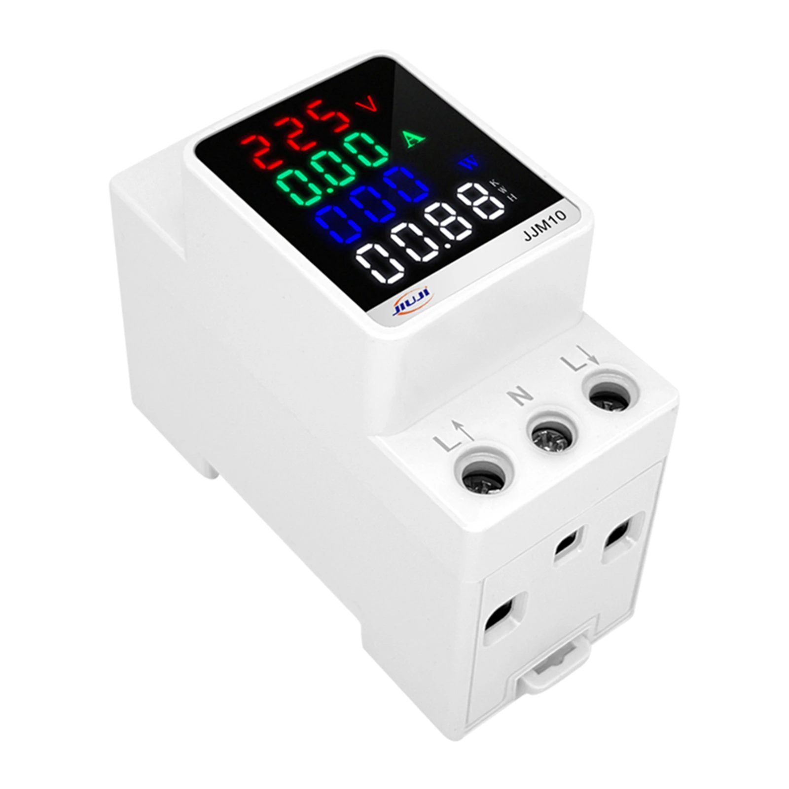 1~4PCS TOMZN 110V 220V 100A Current KWH Electric energy monitor meter VOLT AMP voltmeter ammeter Wattmeter din rail