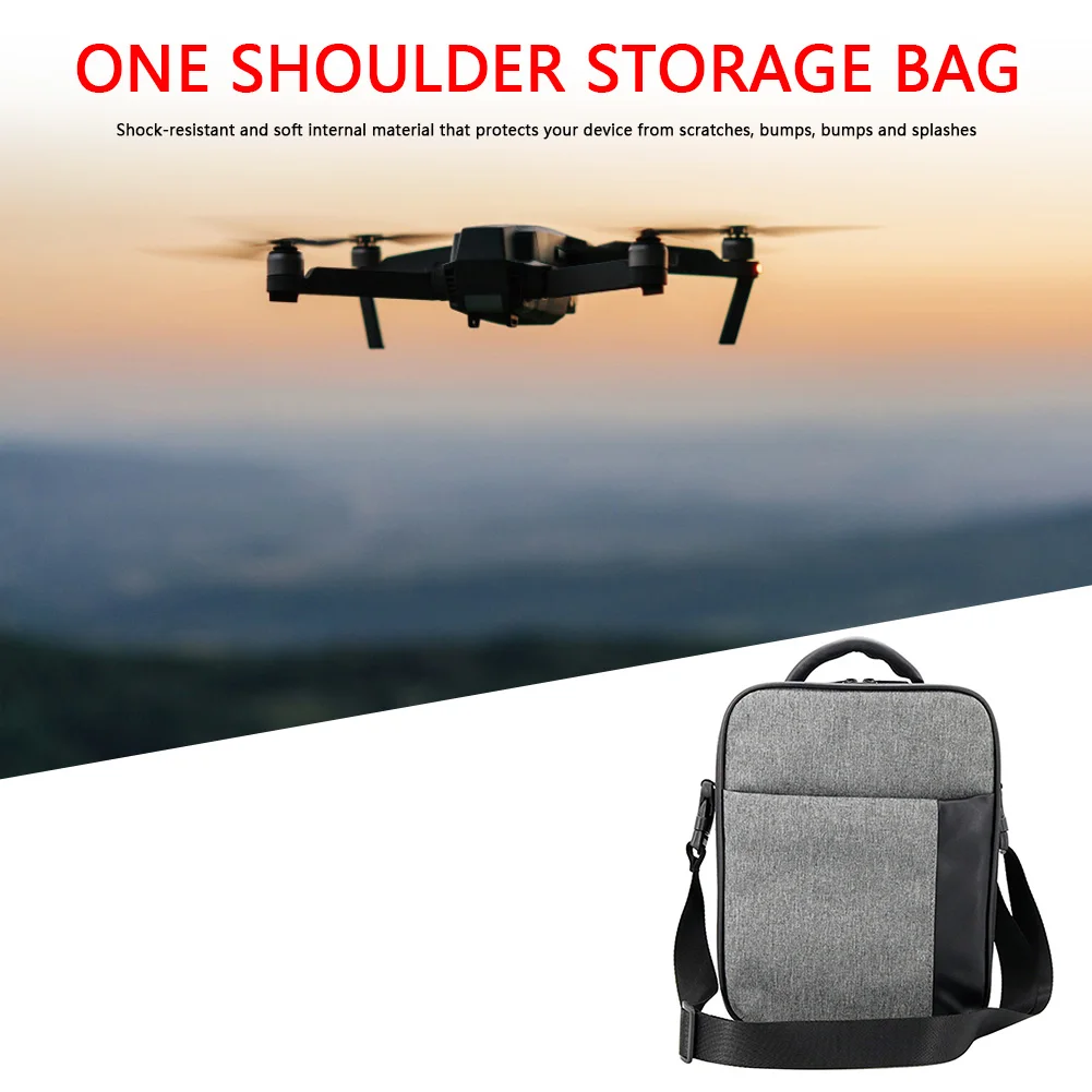 

Nylon UAV Drone Carrying Case Shoulder Handbag Waterproof Protective Organizer Eco-friendly Safety Elements Playing