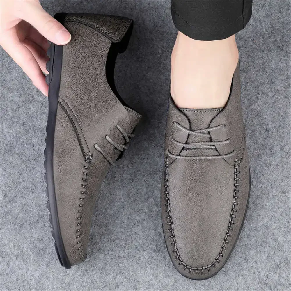 Soft Bottom Natural Leather Snekers For Men Casual Men\'s Shoes 39 Sneakers Leopard Sport Drop Shipping Sneackers Loofers