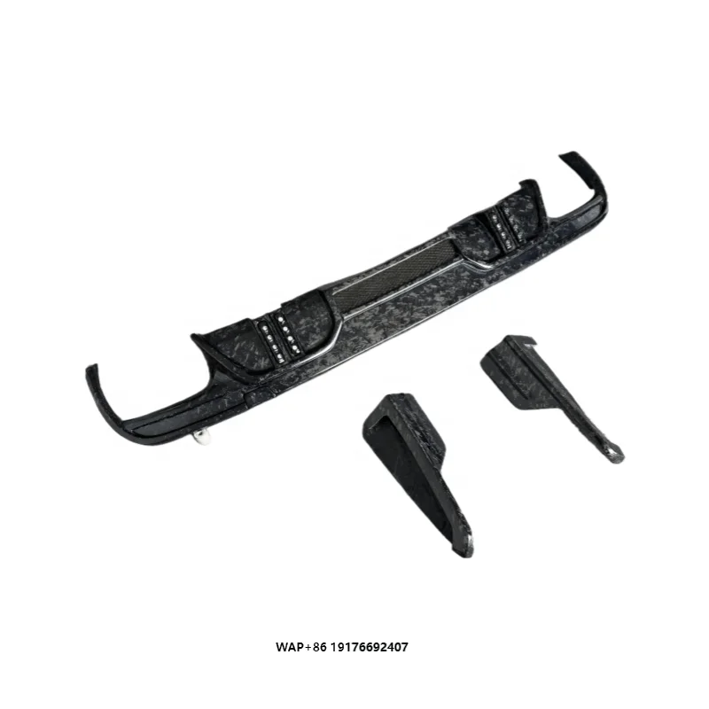 For  X5M F95 Upgrade LD Style Forged Carbon Fiber Rear Bumper Lip Rear Diffuser Body Kit