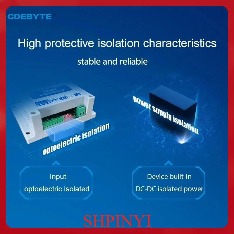 

Настоящий CDEBYTE Home Zigbee Pipe Dc8 28 В Rs485 Нет Modbus 2di 2ai 4do Модуль управления бытовой техникой Zigbee2mqtt Flash Распродажа