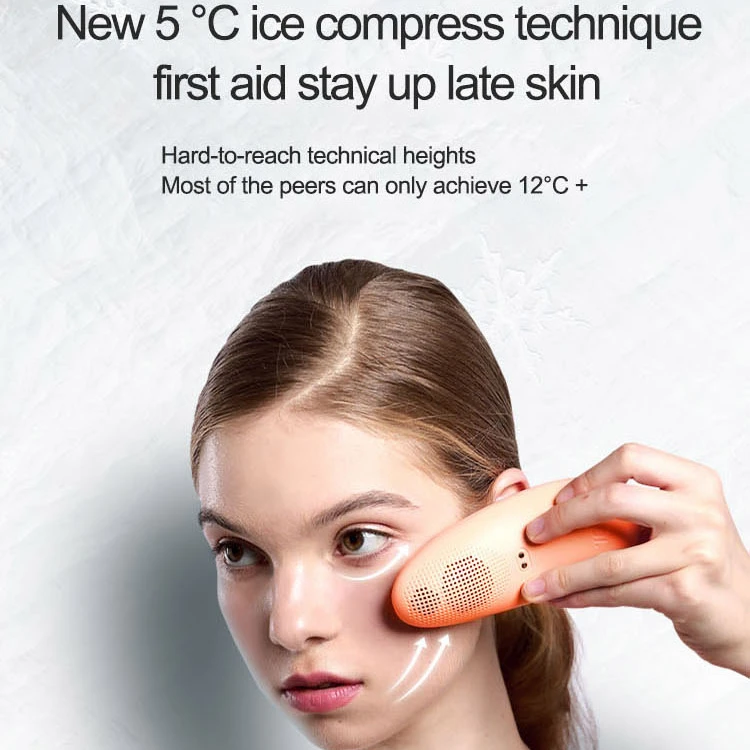 استيراد أداة التجميل تنظيف الاهتزاز المضادة للتجاعيد مدلك الوجه المطرقة معدات تجميل الوجه الساخنة والباردة #2