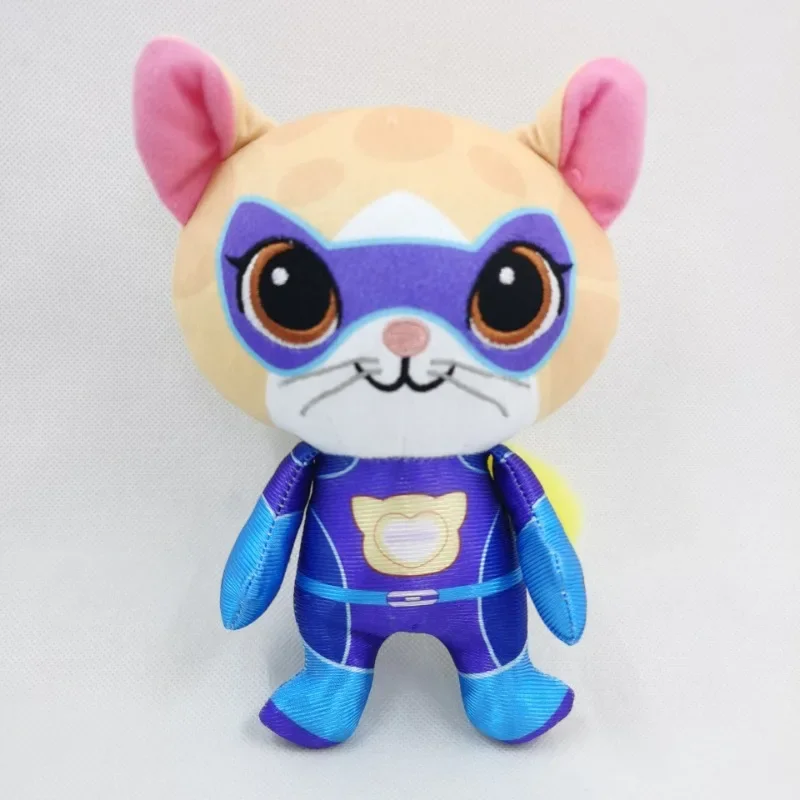 New 18cm Kawaii Super Kittens Crystal Super Soft Plush Toy Doll Blue Green Yellow Kitten Doll Children's Toy Birthday Gift