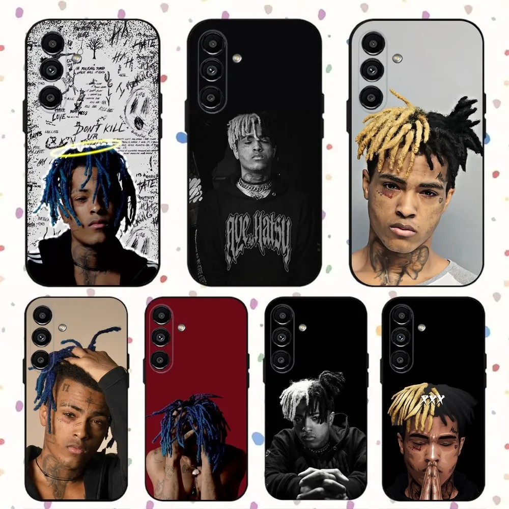 X-XXXTentacions  Phone Case For Samsung S24,S21,S22,S23,S30,Ultra,S20,Plus,Fe,Lite,Note,10,9,5G Black Soft Cover