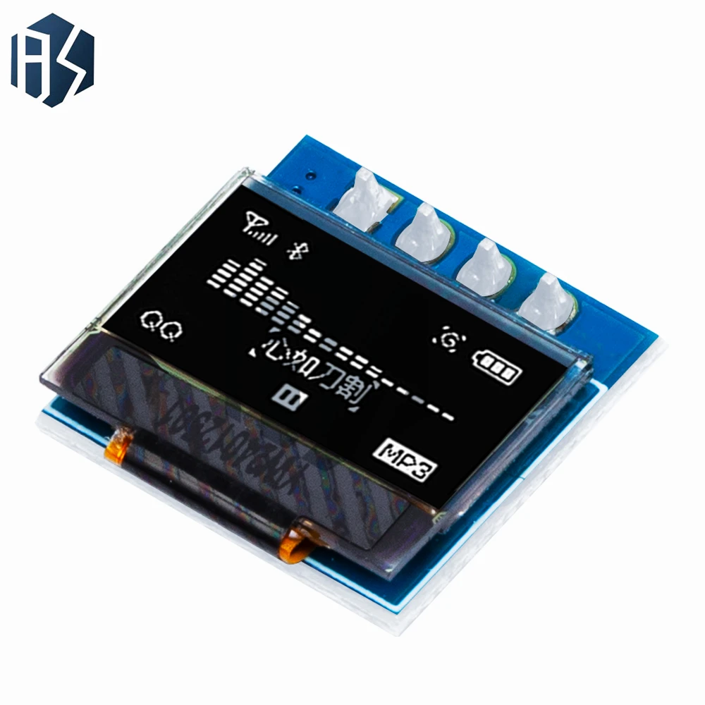 0.49 Inch OLED Display LCD Module White 0.49" Screen 64x32 I2C IIC Interface SSD1306 Driver for Arduino AVR STM32
