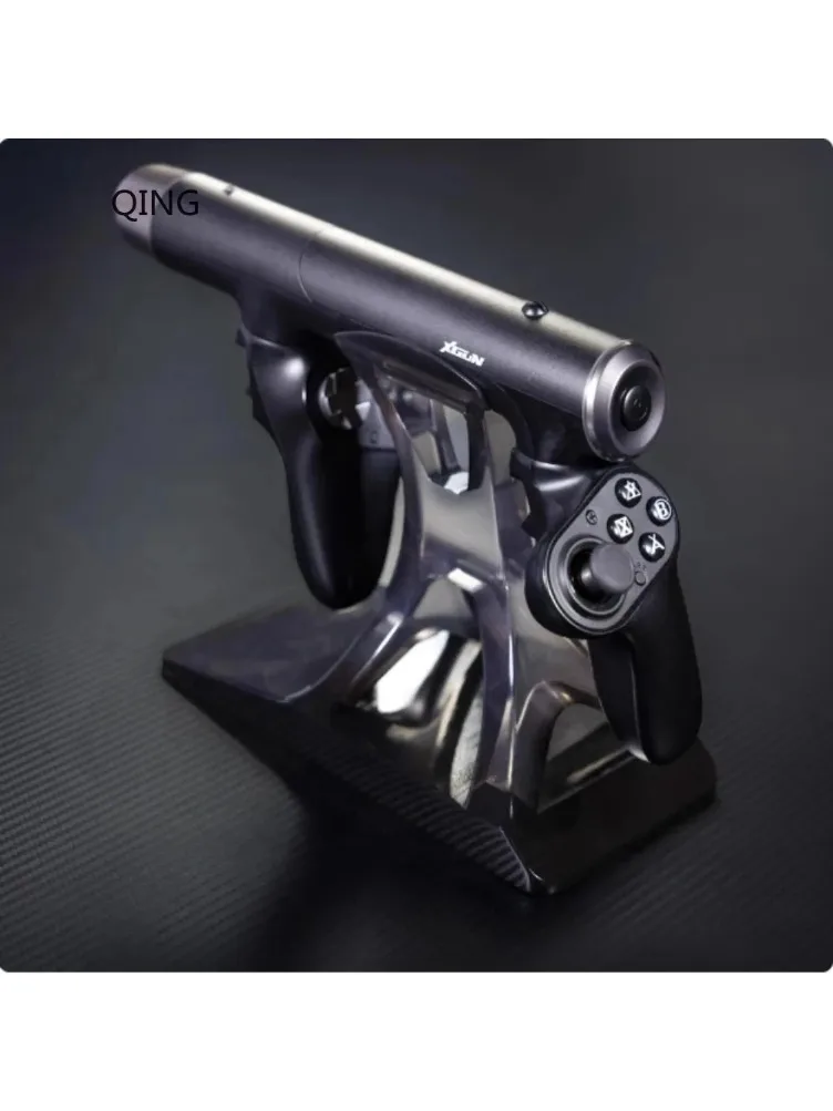 XGUN Light Gun - Bezprzewodowy kontroler do gier typu Light Gun, kompatybilny z PC/PS4, wersja Bluetooth. — 2