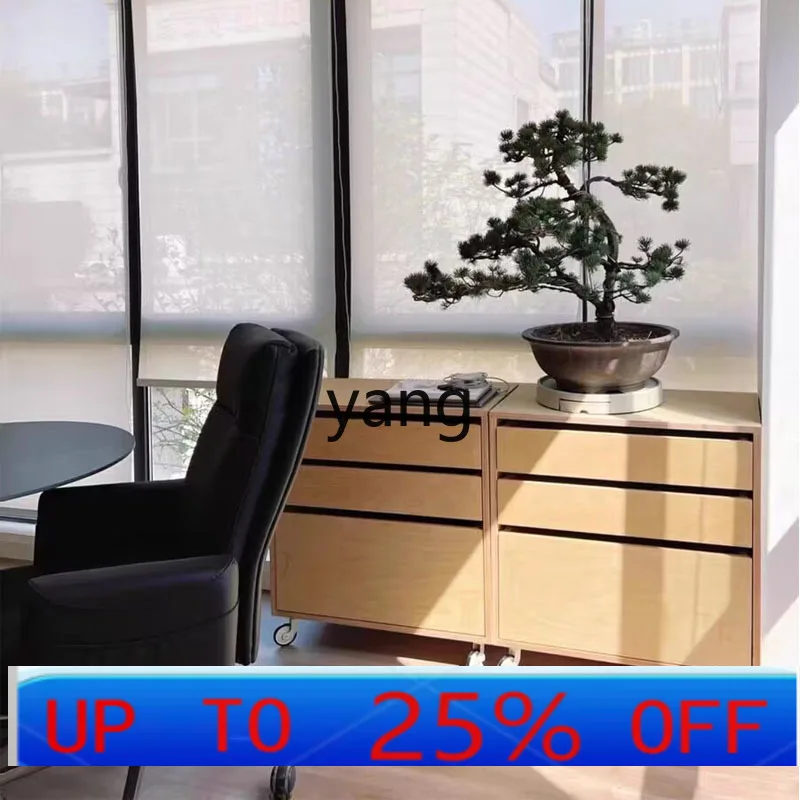 

CX medieval solid wood living room storage cabinet retro drawer cabinet decorative locker