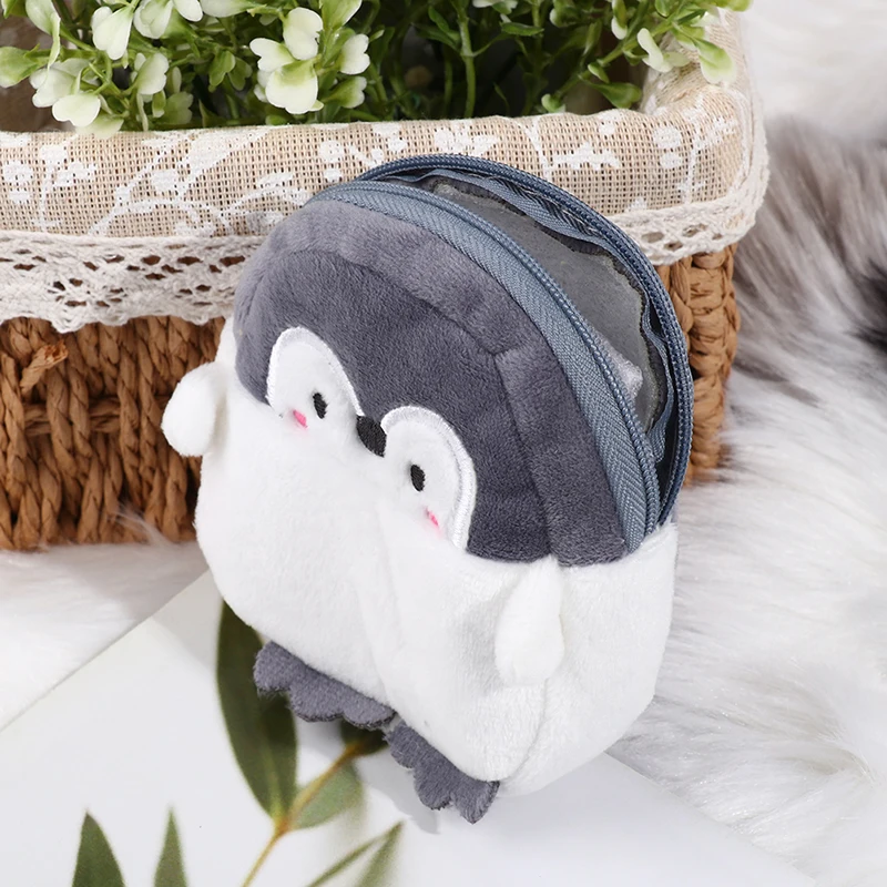 1PC Cartoon Little Penguin Girl Coin Purse Children Coin Purse Ladies Cute Mini Coin Purse Cute Little Penguin Coin Purse