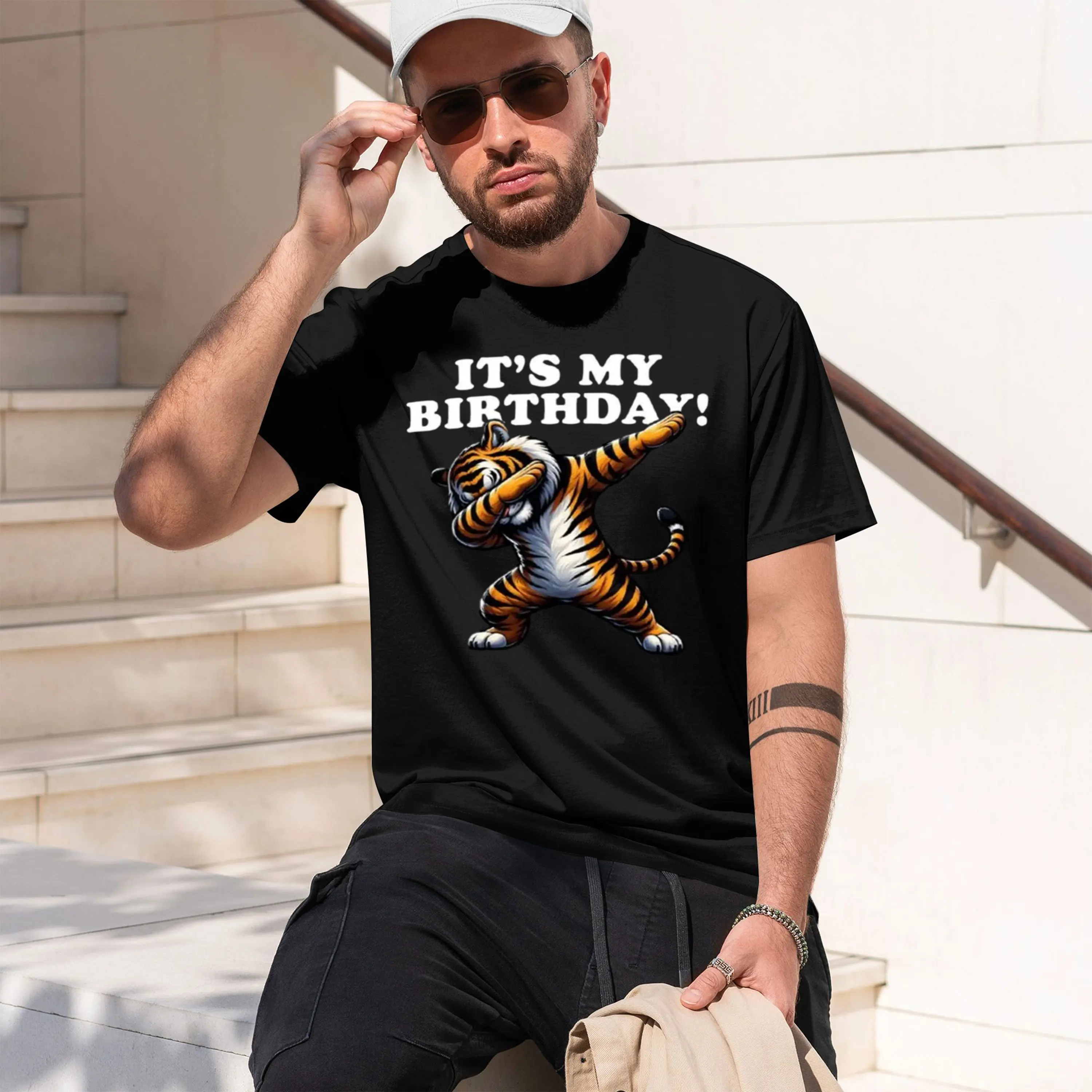 It's My Birtay Dabg Tiger for s Dabg Tiger - T-Shirt Utility Short Sve Shirt 2026 New Model Short-sleeve crewneck T-Shirt Classi